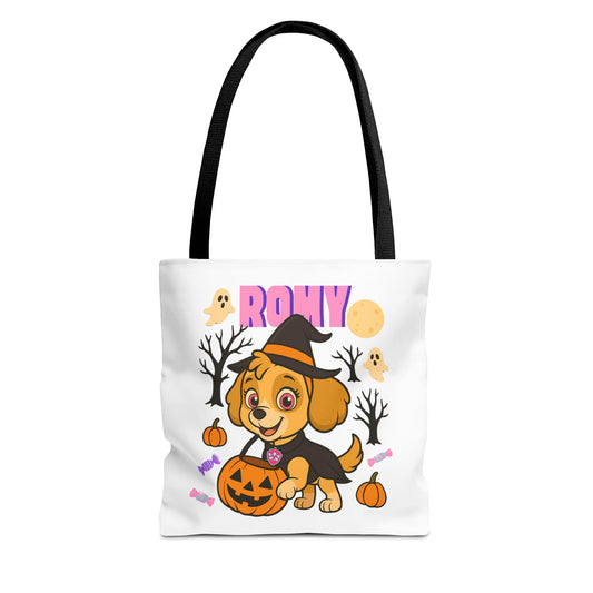 Personalized Halloween Trick or Treat Bag | Skye