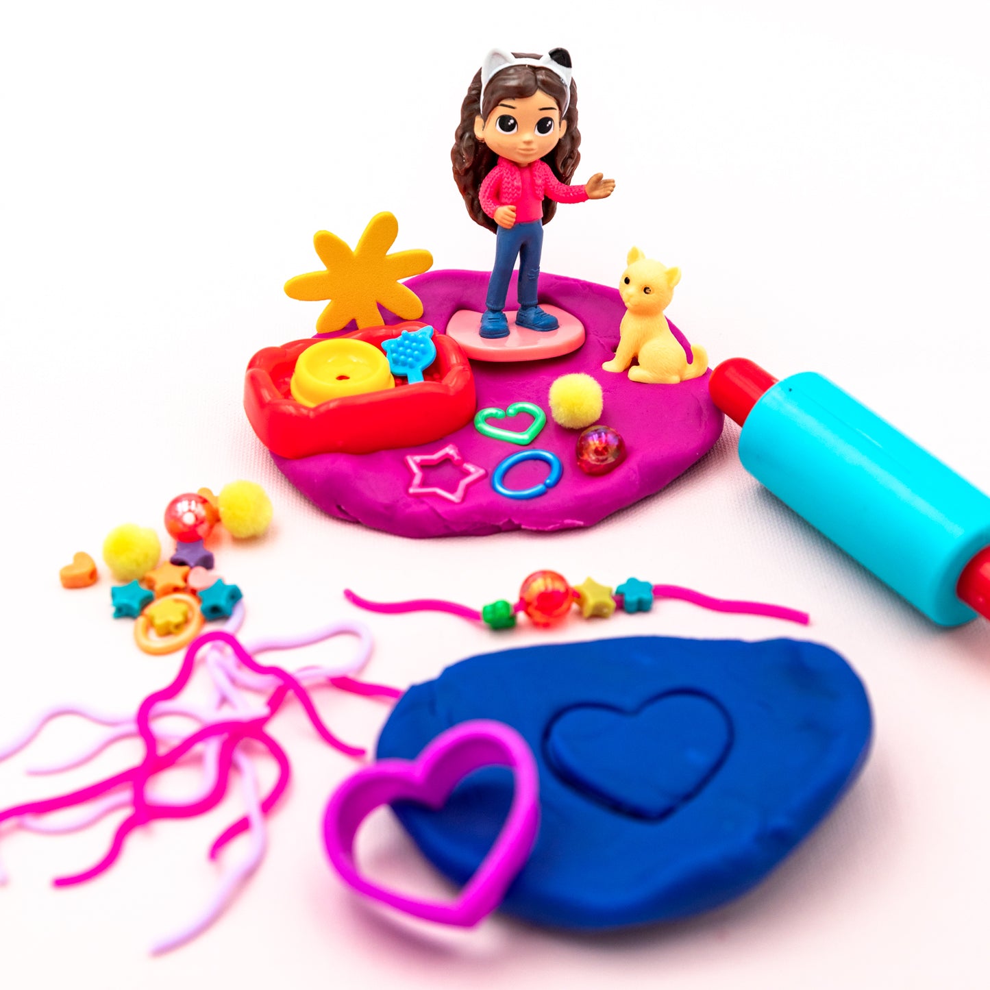 Gabby's Dollhouse Play Dough Kit | Sensory Bin Activity | Gluten Free Available | Non-Toxic | 16oz Jar