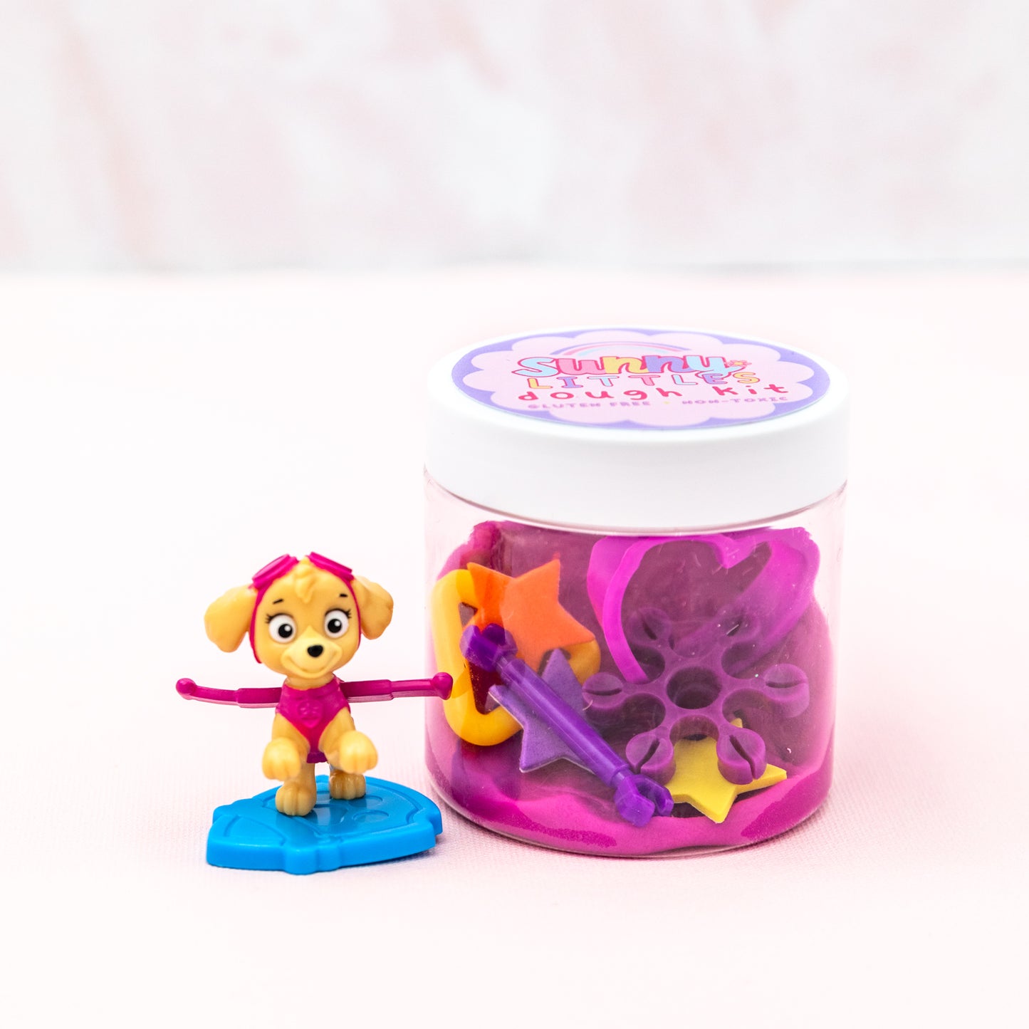 Skye Play Dough Kit | Sensory Bin Activity | Gluten Free Available | Non-Toxic | 6oz Jar