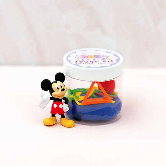 Mickey Play Dough Kit | Sensory Bin Activity | Gluten Free Available | Non-Toxic | 6oz Jar