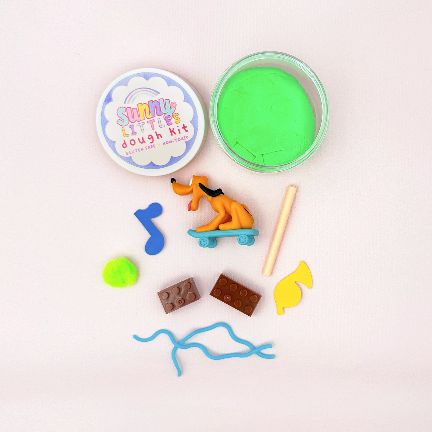 Mickey Play Dough Kit | Sensory Bin Activity | Gluten Free Available | Non-Toxic | 6oz Jar