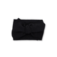Baby Head Wrap | Black Hair Bow | Oversized Textured Bow Black